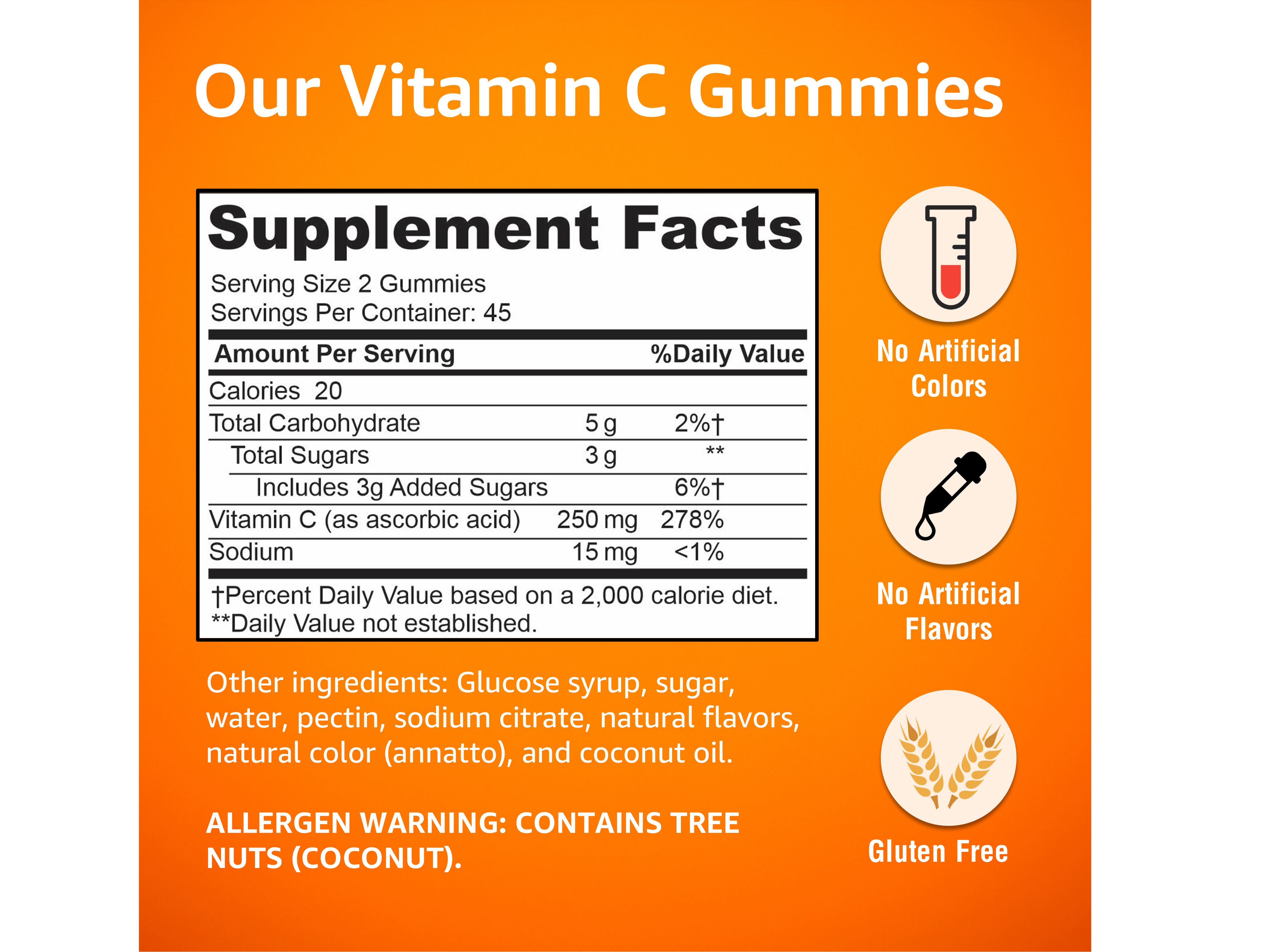 VITAMIN C 250 mg  GUMMY