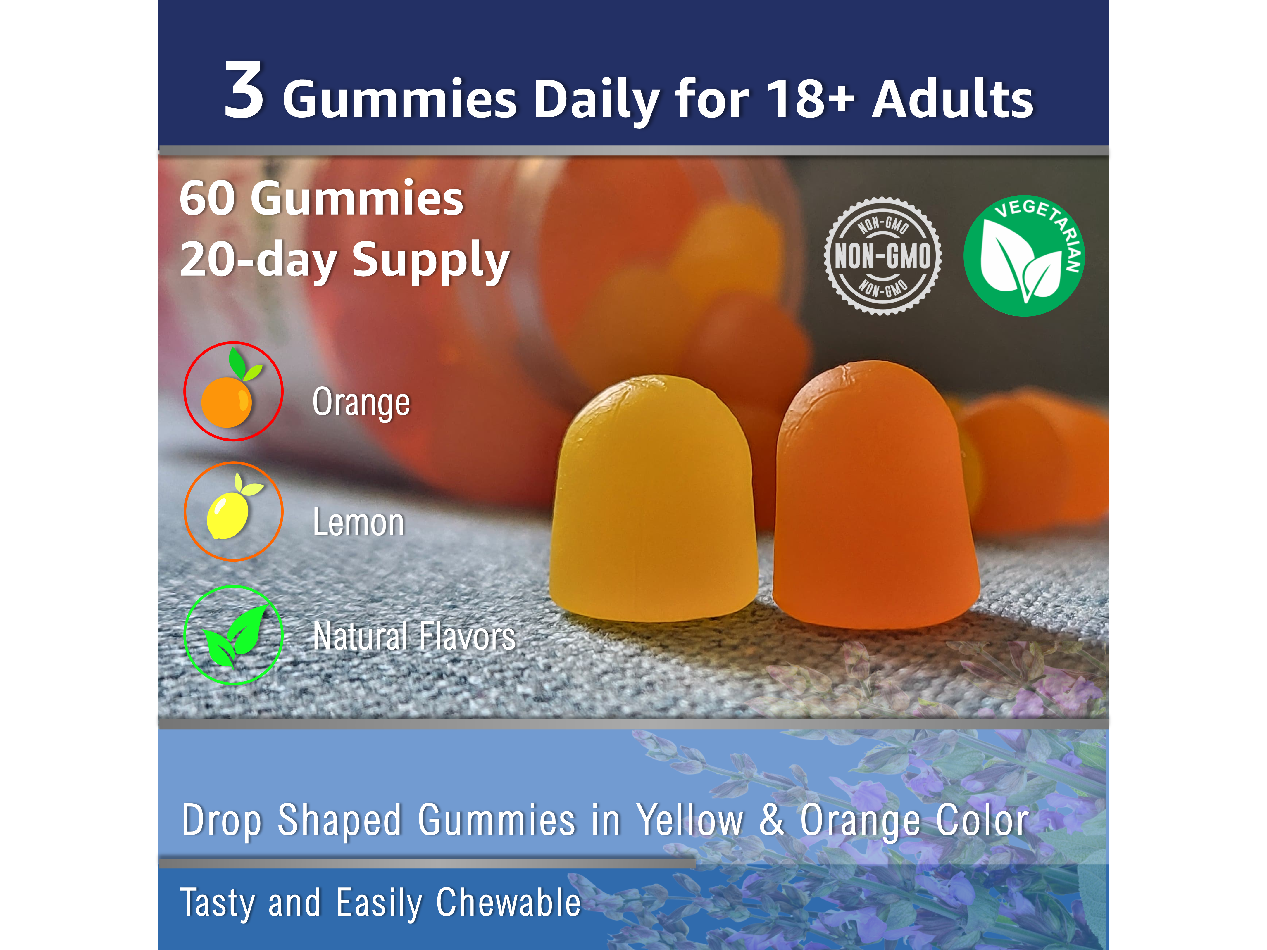 OMEGA-3 Vegetarian Gummies for Adults