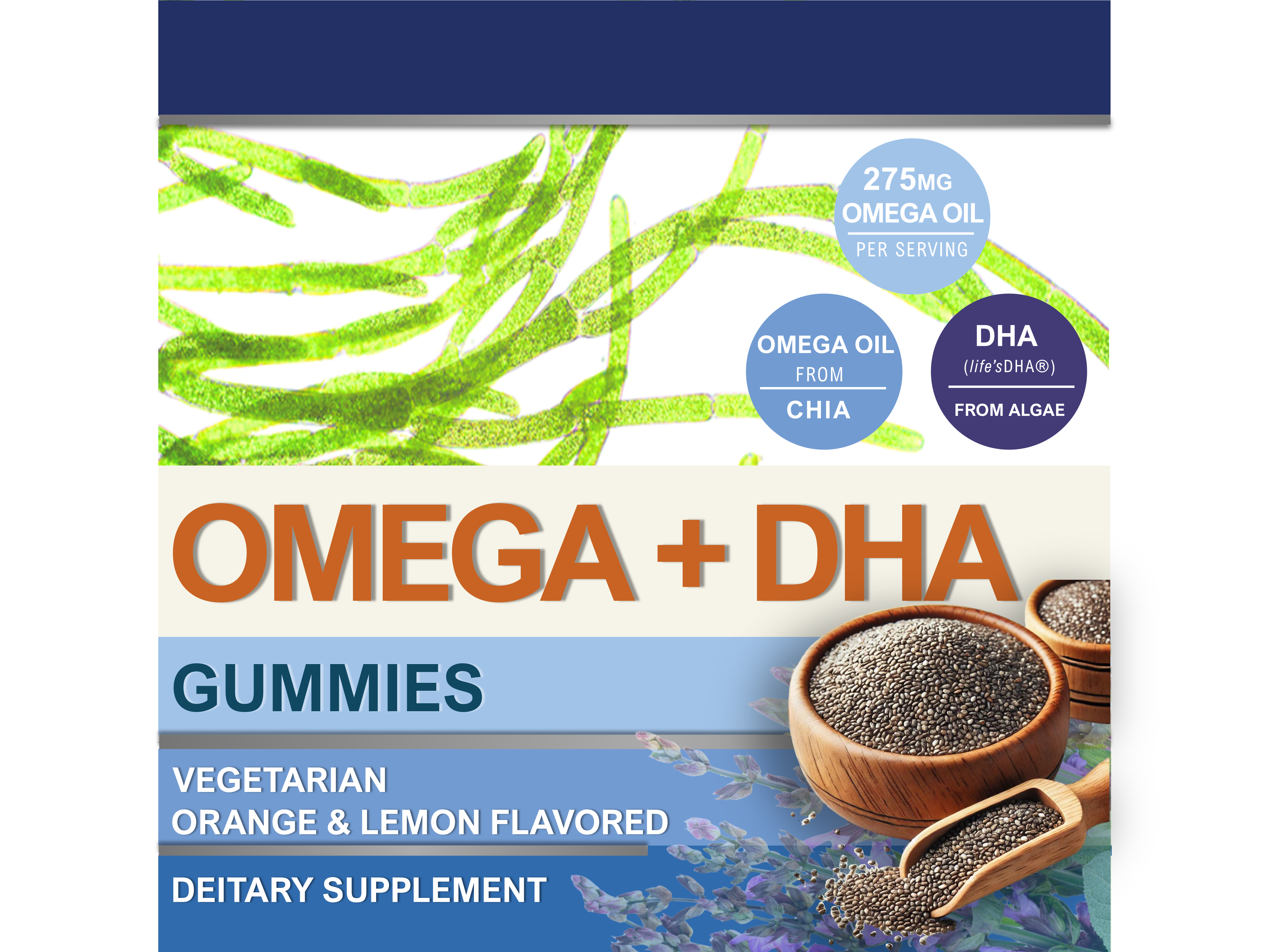 OMEGA-3 Vegetarian Gummies for Adults